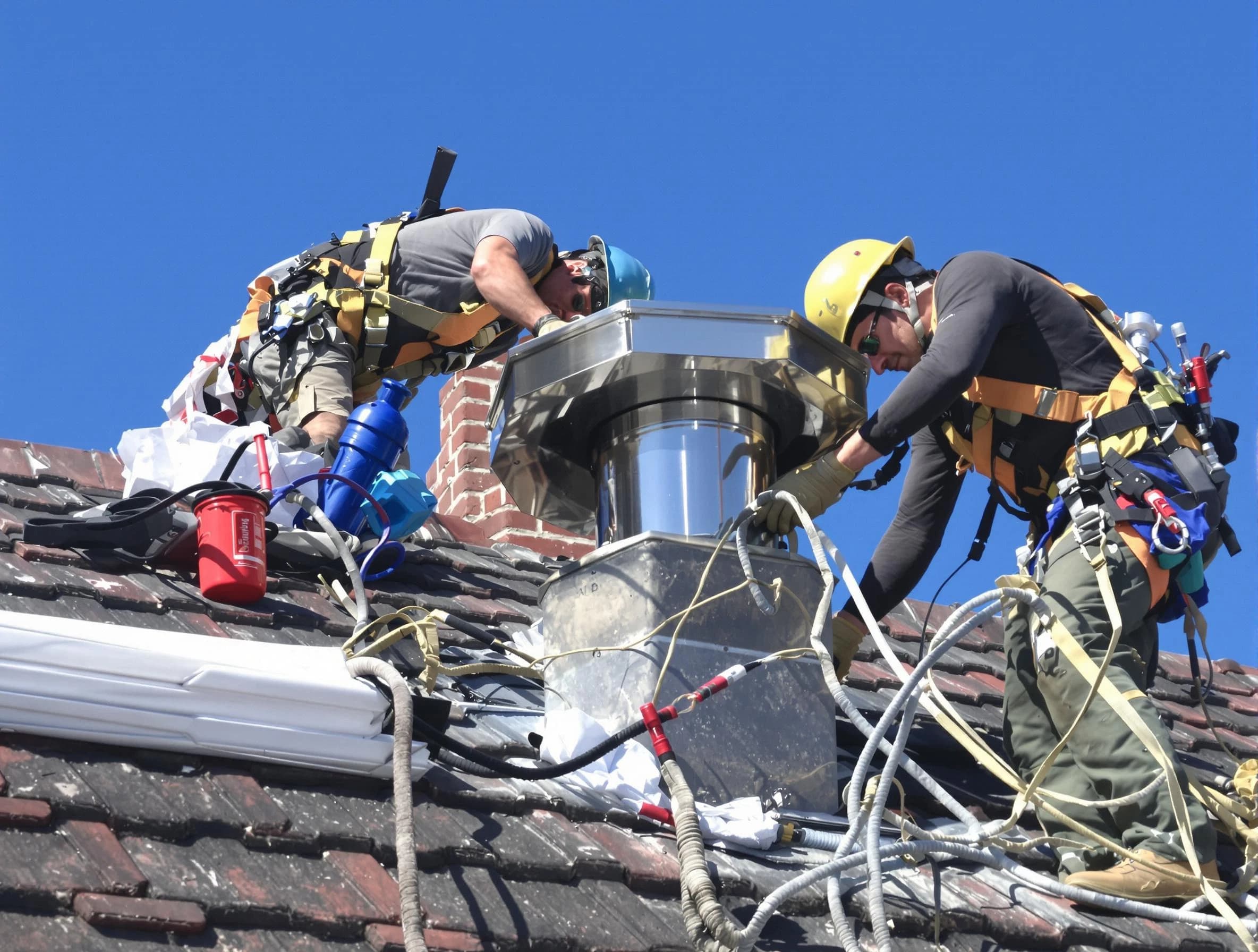 Protective chimney cap installed by New Brunswick Chimney Sweep in New Brunswick, NJ