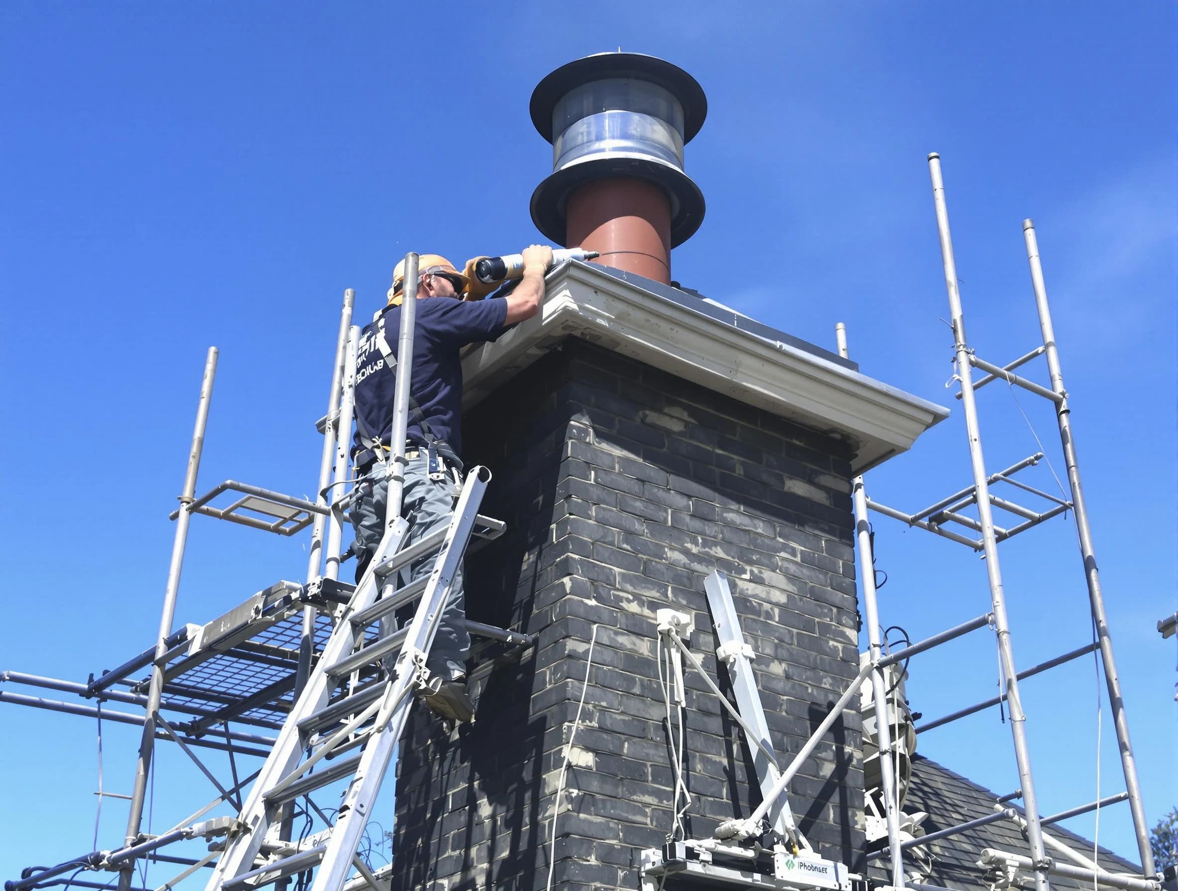 Sturdy chimney crown finished by New Brunswick Chimney Sweep in New Brunswick, NJ