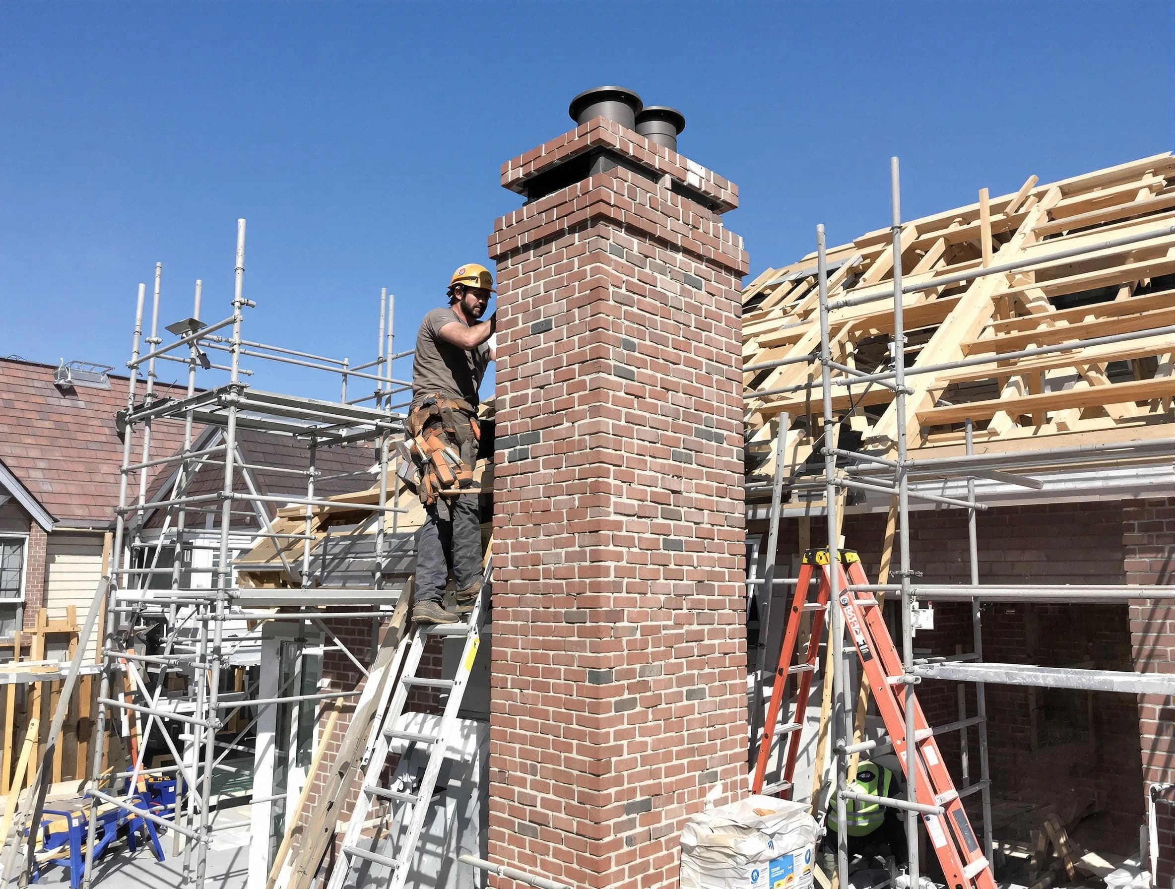 New chimney installation completed by New Brunswick Chimney Sweep in New Brunswick, NJ