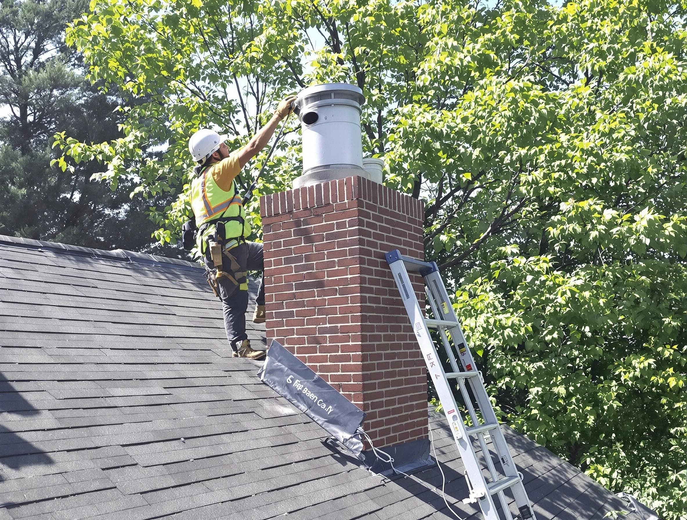 Chimney liner inspection by New Brunswick Chimney Sweep in New Brunswick, NJ