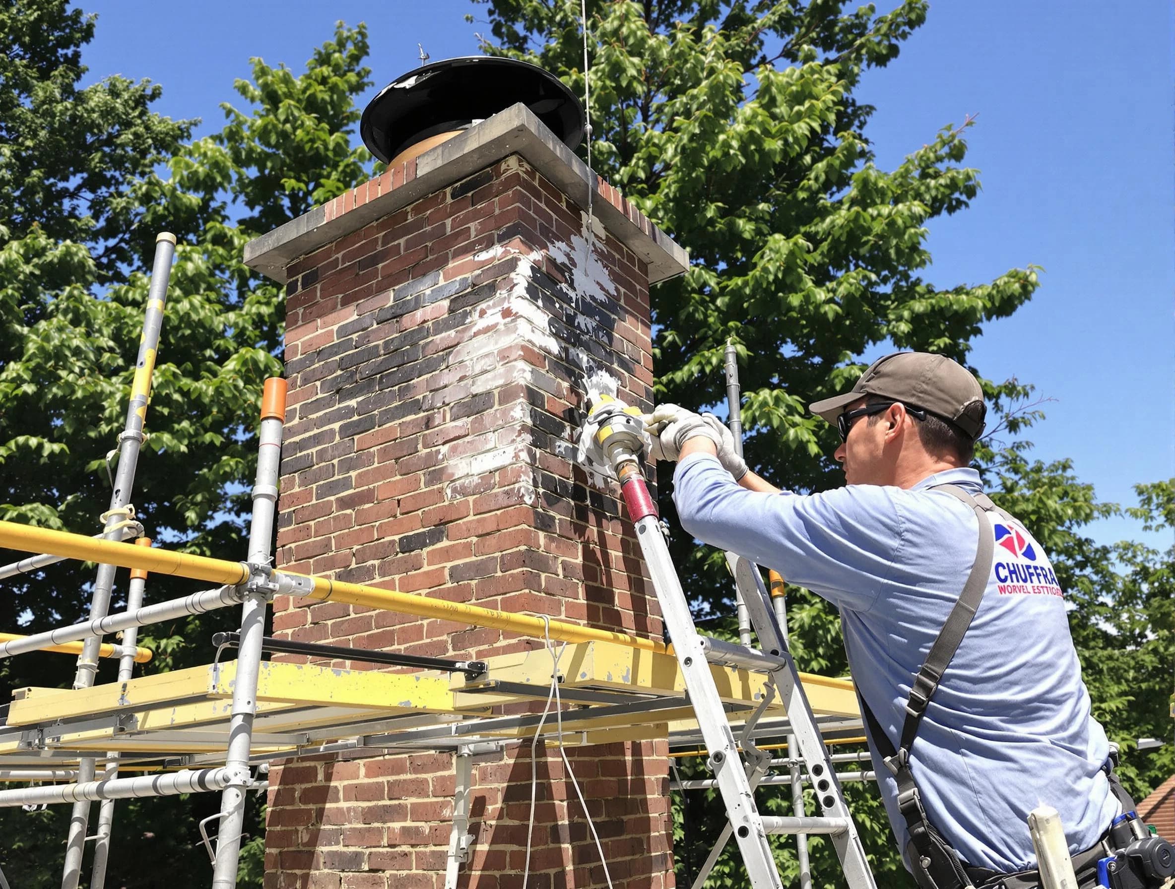 Structural chimney repair by New Brunswick Chimney Sweep in New Brunswick, NJ