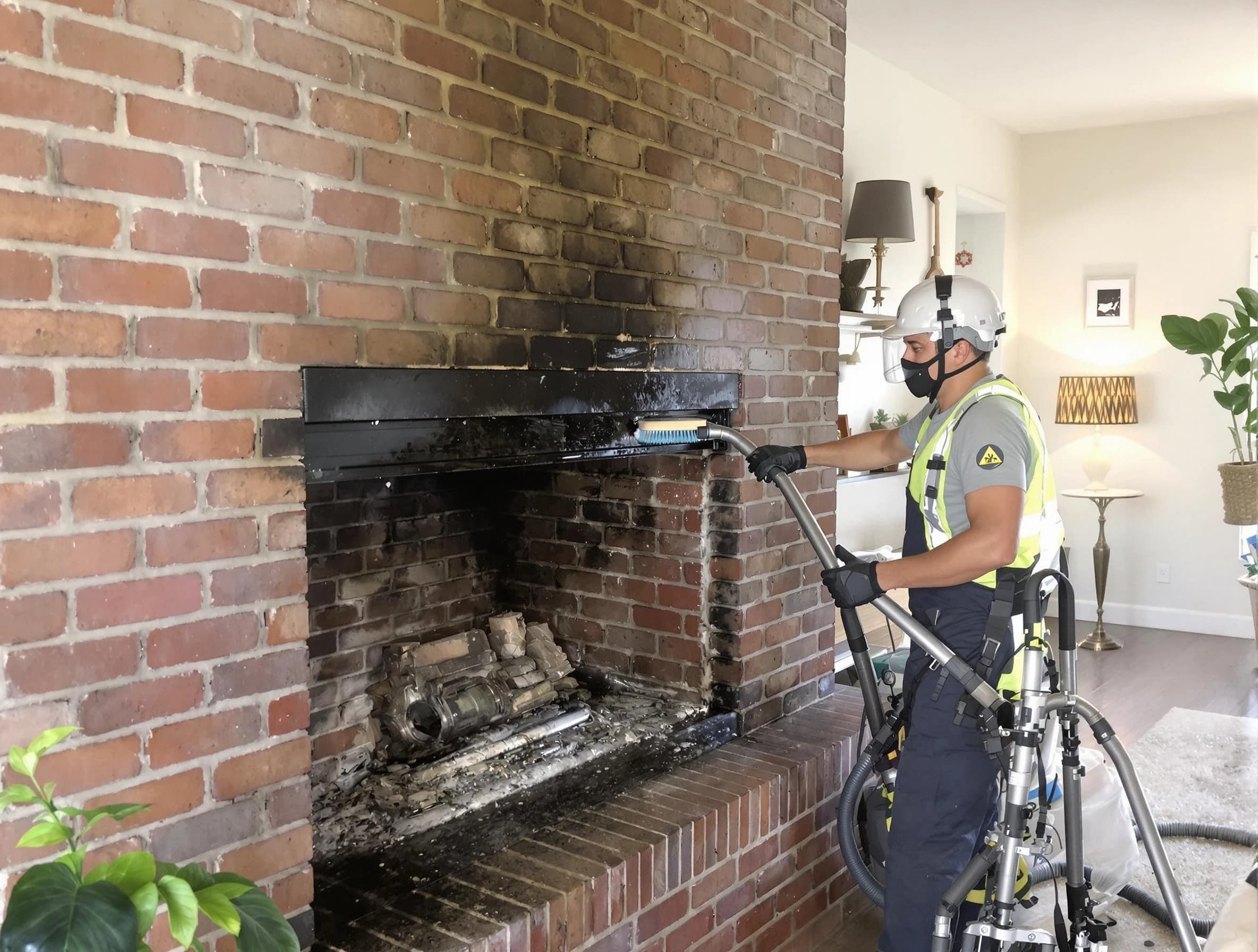 New Brunswick Chimney Sweep providing fireplace cleaning services in New Brunswick, NJ